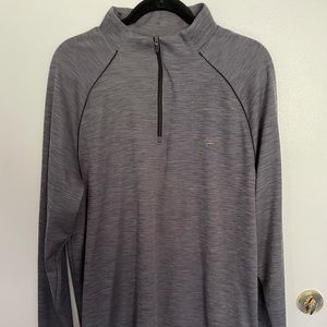 Greg Norman Men’s XL Play Dry Quarter Zip Jacket Grey